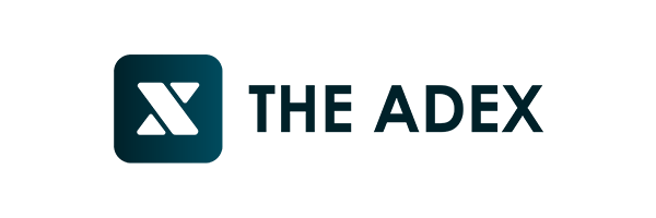 The Adex Logo mit Schriftzug